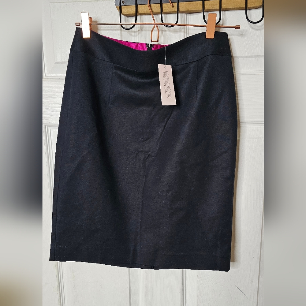 NWT Banana Republic Skirt Black Pencil Style Size 4P